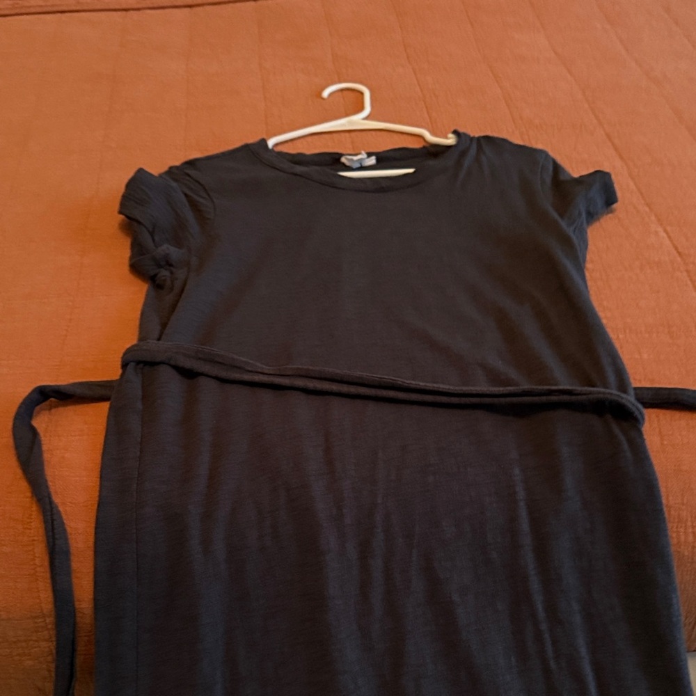 GAP navy blue Short Sleeve maxi dress